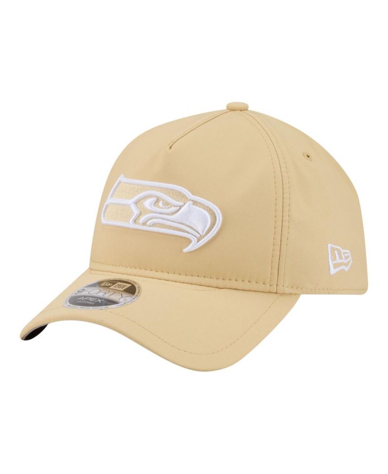 Men's Tan Seattle Seahawks Apex 9FORTY Adjustable Hat