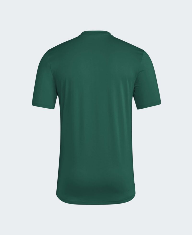 Men's Green Miami Hurricanes Locker Slogan Football Pre-Game T-Shirt