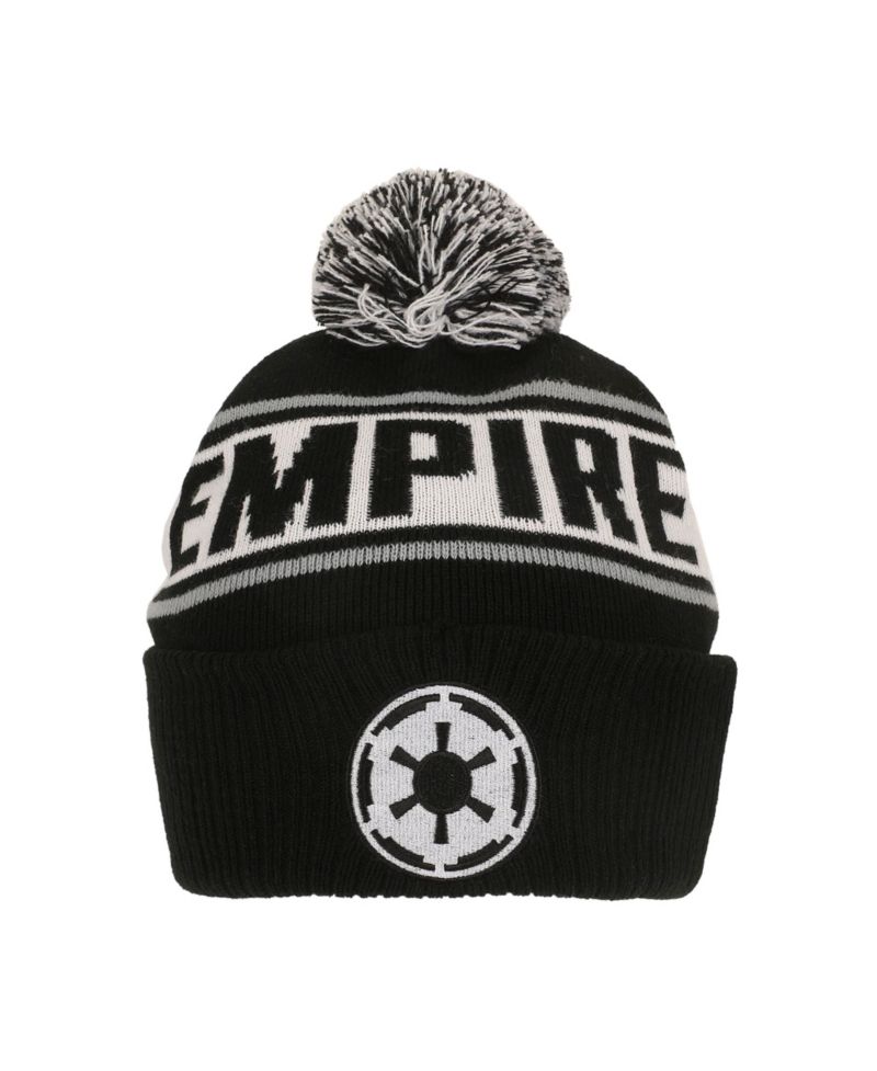 Men's Galactic Empire Black Cuff Beanie.