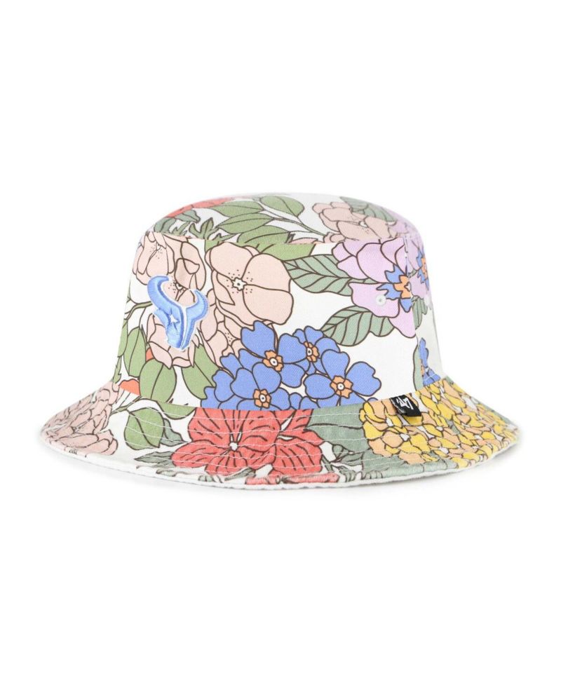 Women's White Houston Texans Florentina Bucket Hat