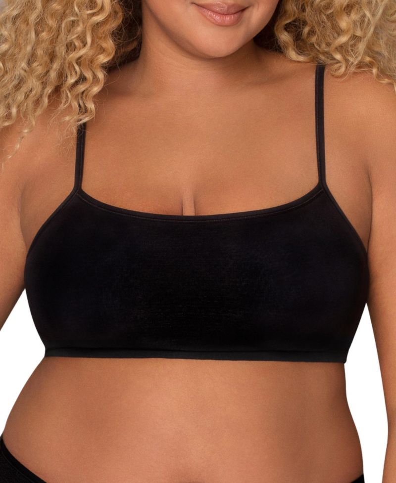 Women's Spaghetti Strap Cotton Sports Bra, 6 Pack