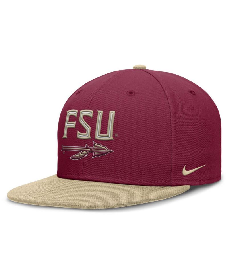Men's Garnet/Gold Florida State Seminoles Two-Tone Primetime Performance Fitted Hat
