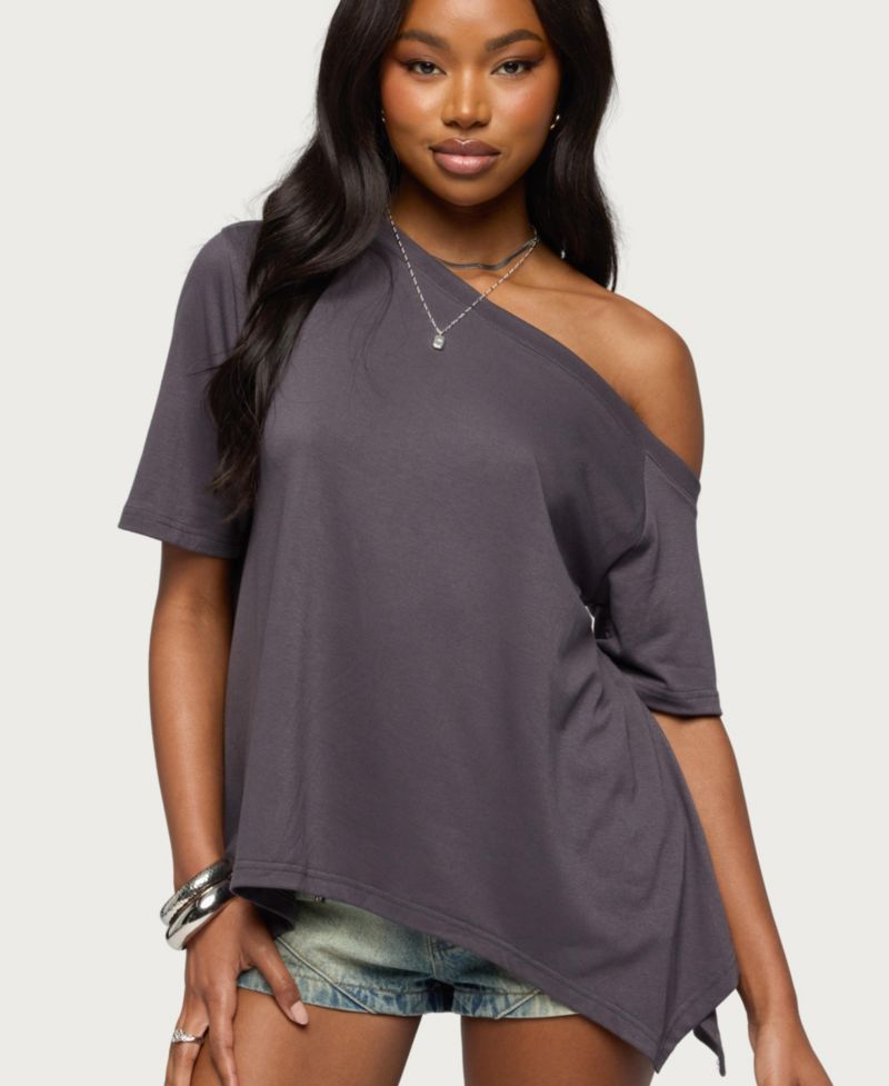 Women's Josy One Shoulder Handkerchief Top