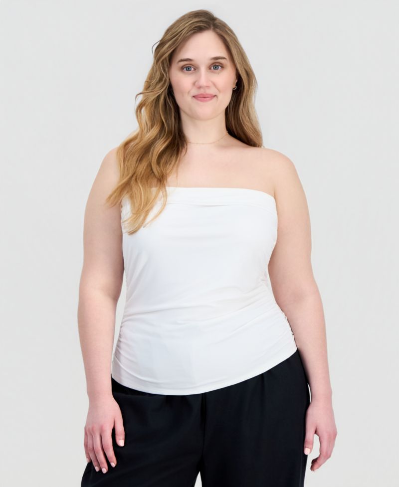 Plus Size Pull-On Tube Top