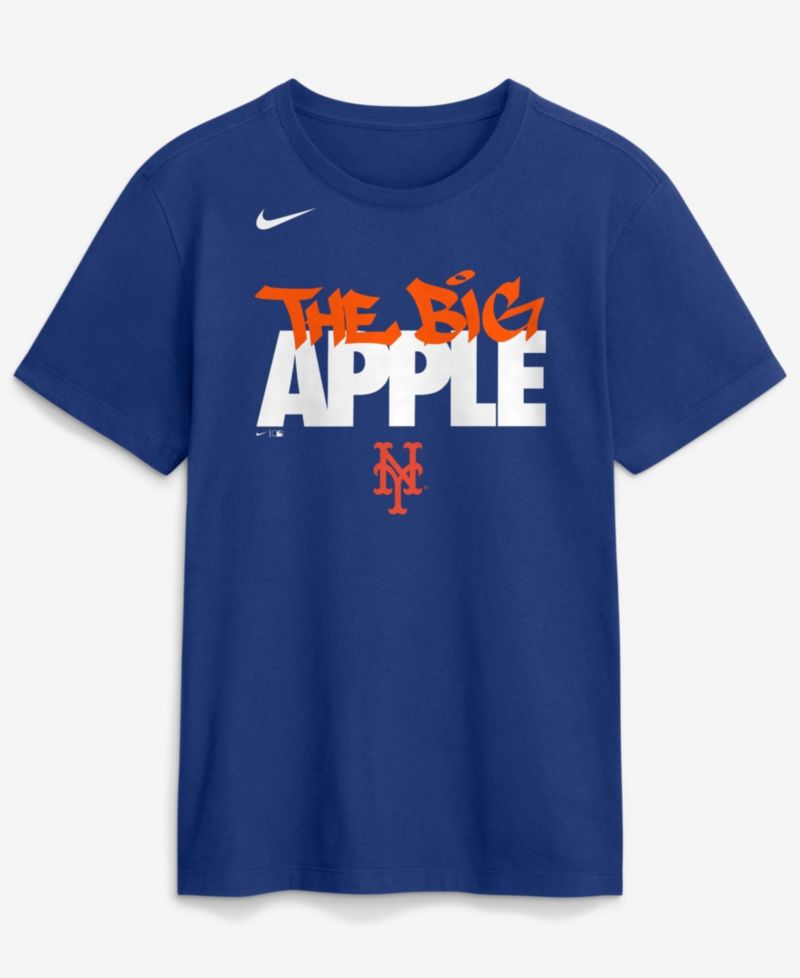 Men's Royal New York Mets City Connect Handwriting Club T-Shirt