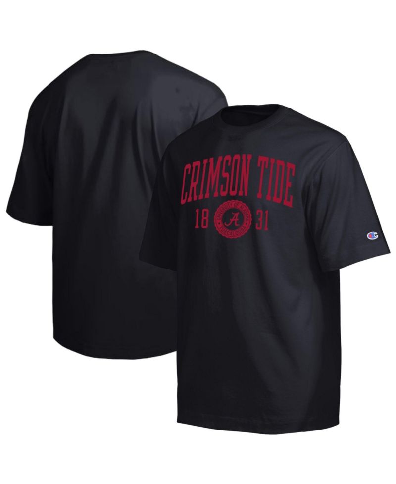 Men's Black Alabama Crimson Tide Established Tradition Heavyweight T-Shirt