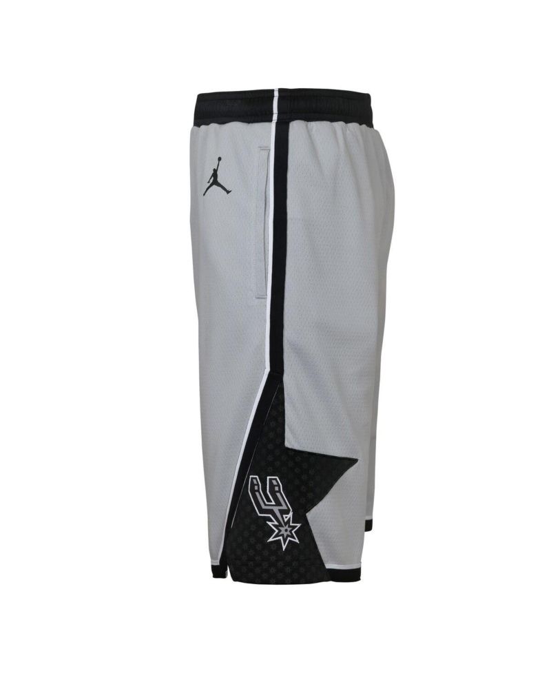 Big Boys and Girls Silver San Antonio Spurs Authentic Statement Edition Swingman Shorts
