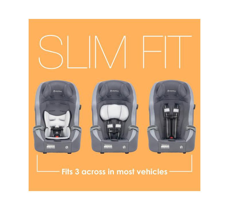 Trooper SLIM 3-in-1 Convertible Car Seat with Side Impact Protection