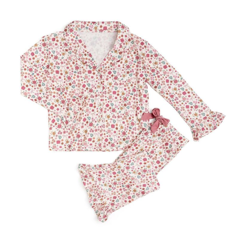 Toddler Girls Berry Floral Two-Piece Set