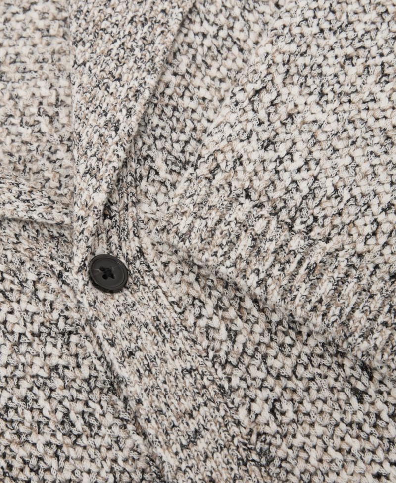 Men's Addis Button Through Speckled Cuban Shirt