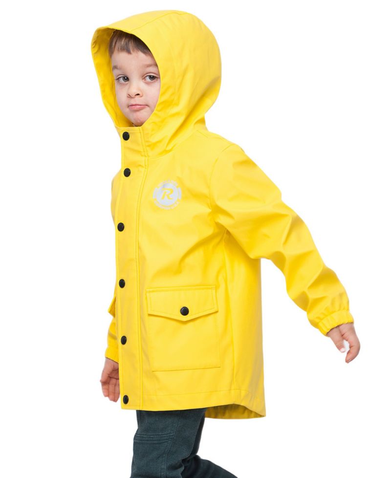 Boys Waterproof Rain Coats Rubberized Jackets