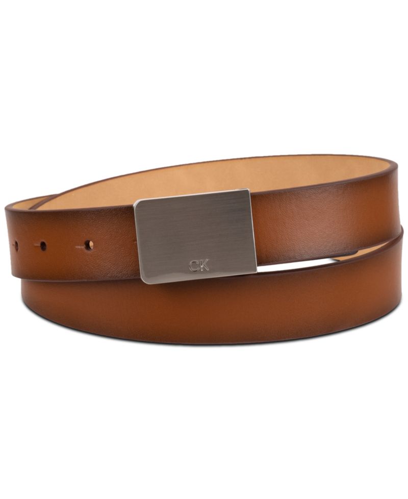 30MM Men's Logo Plaque Belt