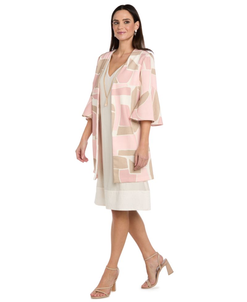 Petite Printed Jacket Dress