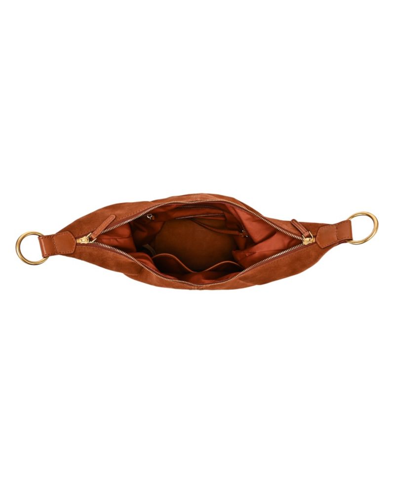 Hydrangea Large Leather Shoulder Handbag