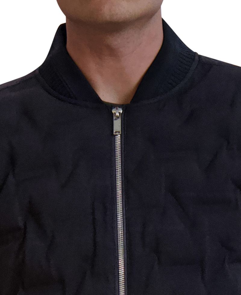 Men's Heat-Sealed Quilted Bomber Jacket