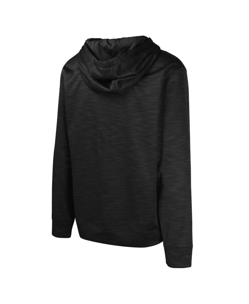Men's Black New Orleans Saints Streak Fleece Pullover Hoodie