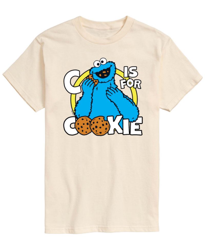 Men's Sesame Street Cookie Monster Short-Sleeve Graphic T-Shirt