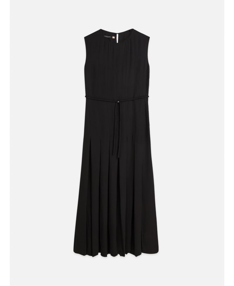 Women's Dresses Pleated Ankle Length Dress, Meteorite