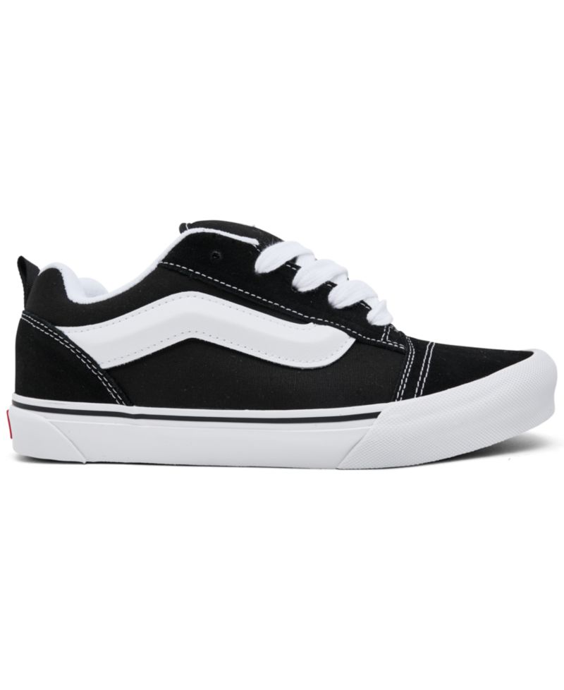 Big Kids Knu Skool Low-Top Lace-Up Puffy Tongue and Ankle Collar Sneakers from Finish Line