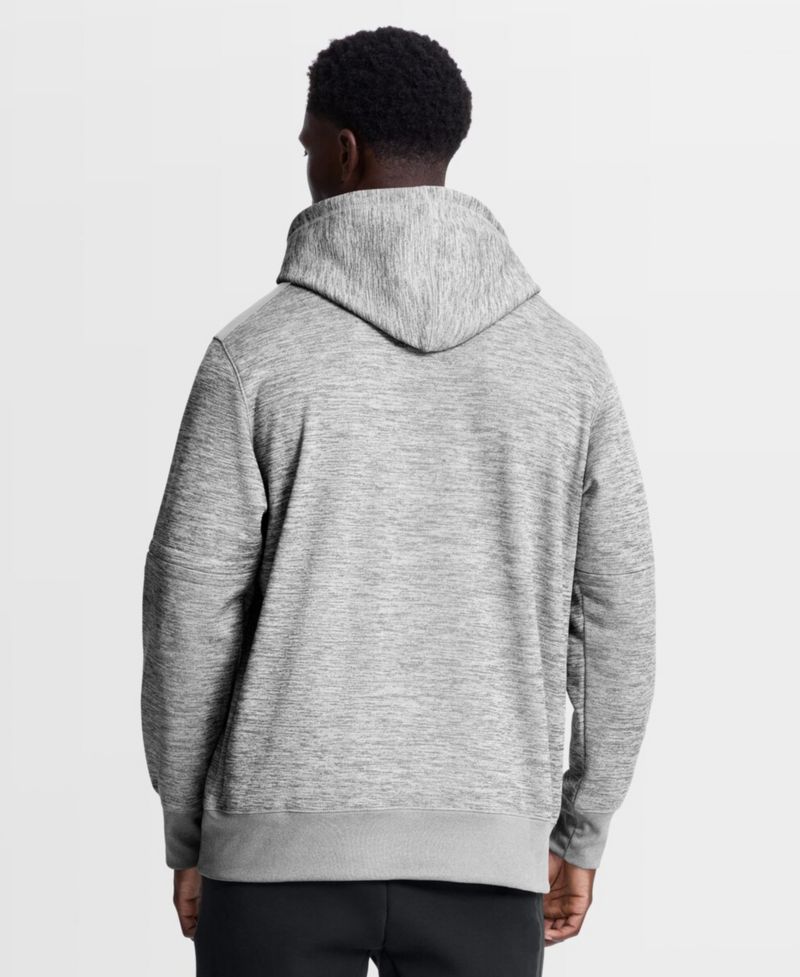 Men's Heather Charcoal Detroit Tigers Authentic Collection Therma-FIT Hoodie