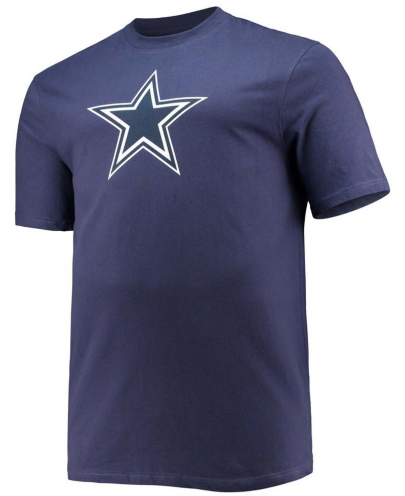 Men's Big and Tall Dak Prescott Navy Dallas Cowboys Player Name & Number T-shirt
