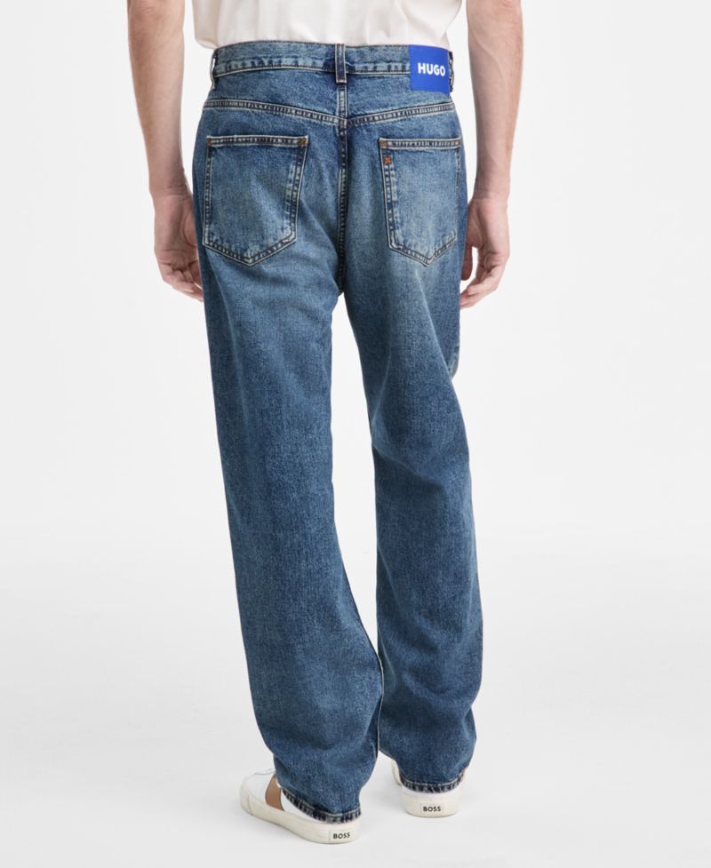 Men's Nate Distressed Regular-Fit Jeans