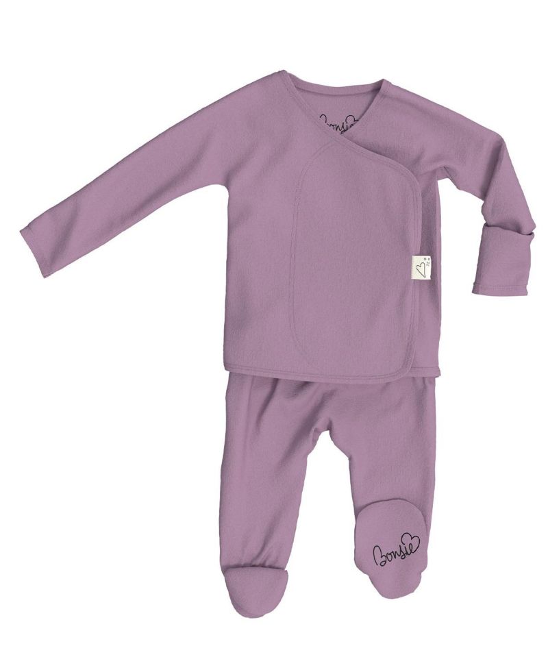Bonsie Skin to Skin Babywear {newborn to 6-9 } Footie - Frenchie