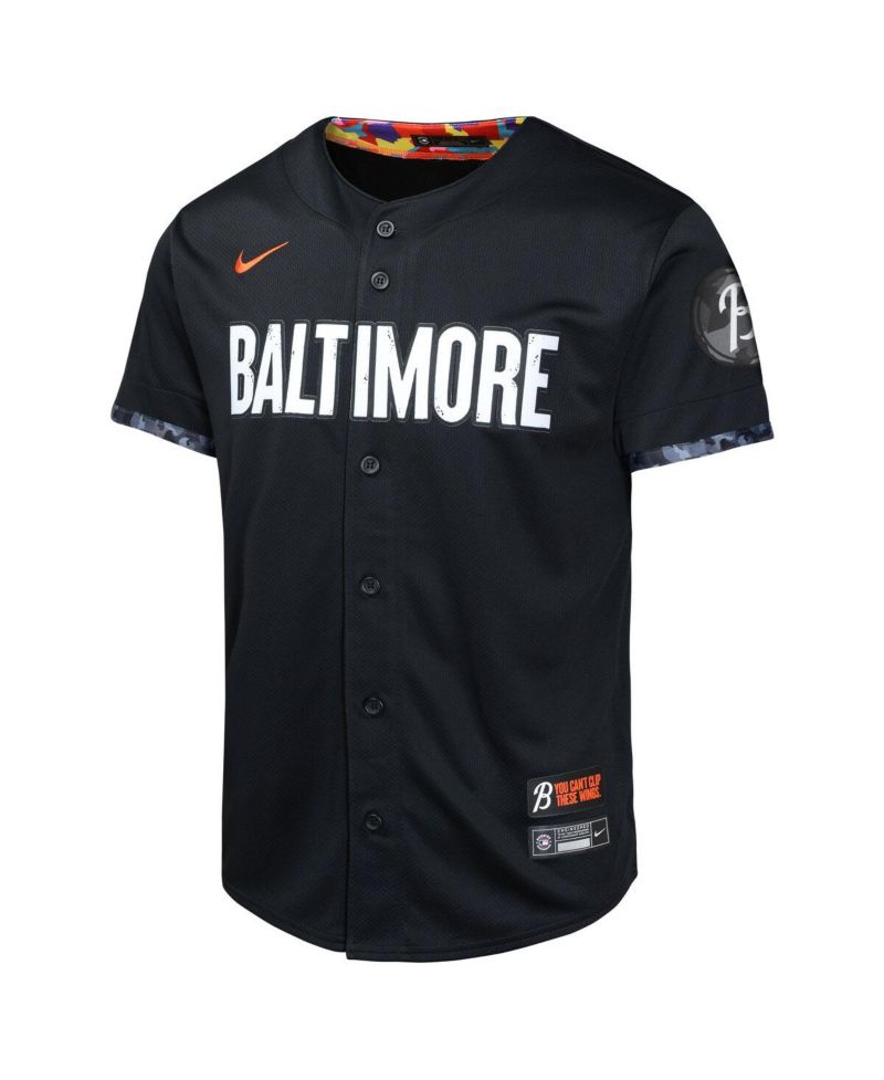 Big Boys and Girls Adley Rutschman Black Baltimore Orioles City Connect Limited Player Jersey