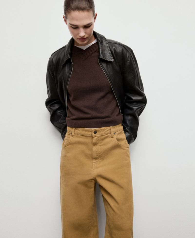 Women's Wide Leg Corduroy Jeans