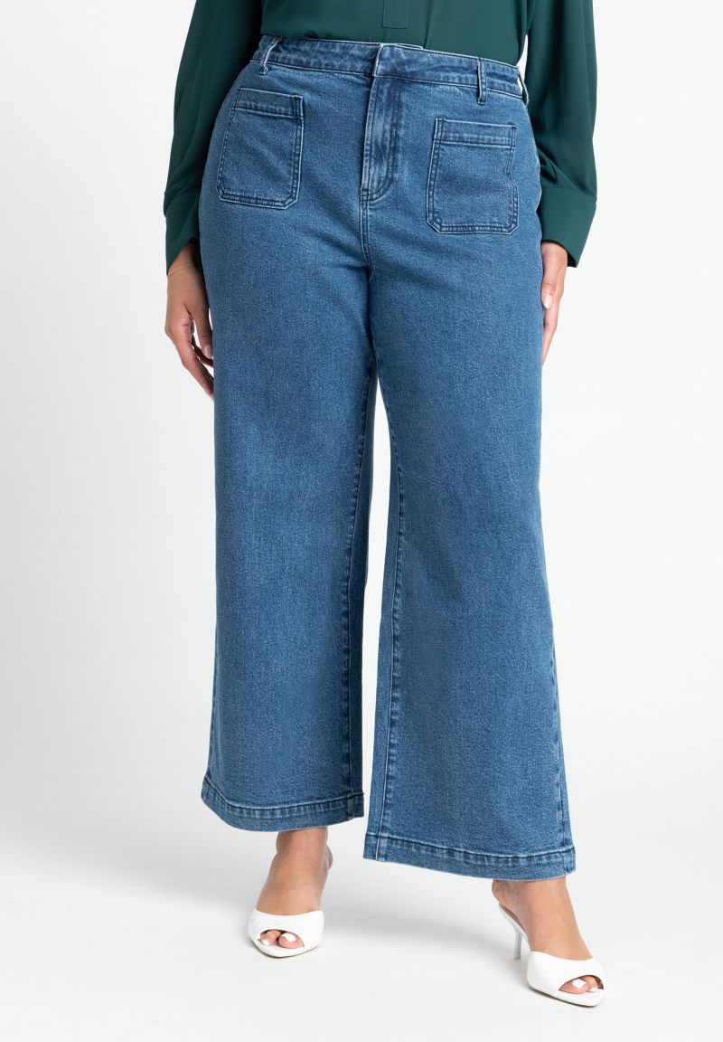 Women's Plus Size Petite The Trouser Jean