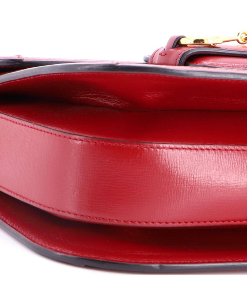 Small Horsebit 1955 Shoulder Bag GG Coated Canvas with Leather