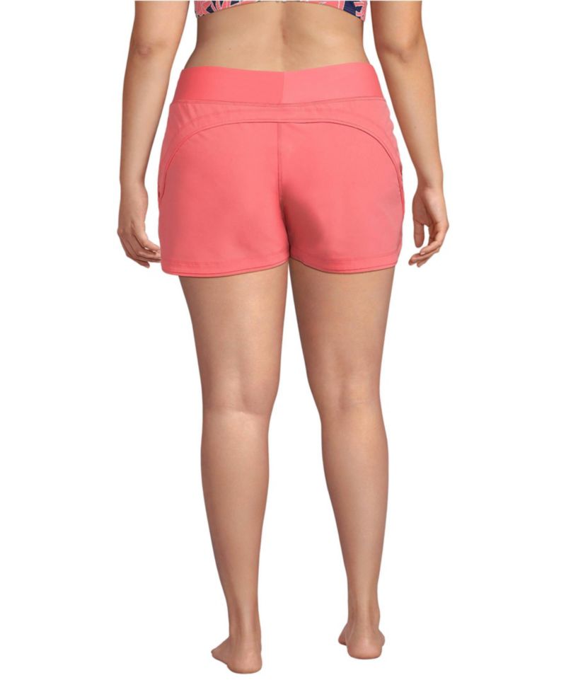 Plus Size SunShade UPF 50 3" Board Shorts with Panty