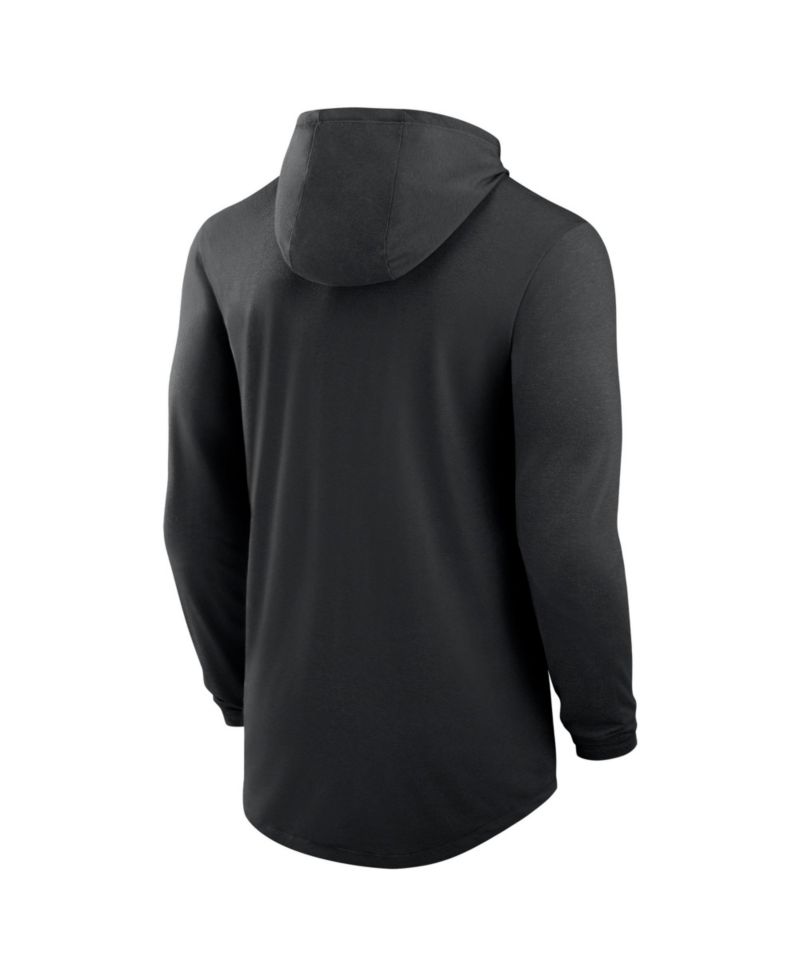 Men's Black Army Black Knights 2026 West Point Classic Collection Dri-FIT Hooded Long Sleeve T-Shirt