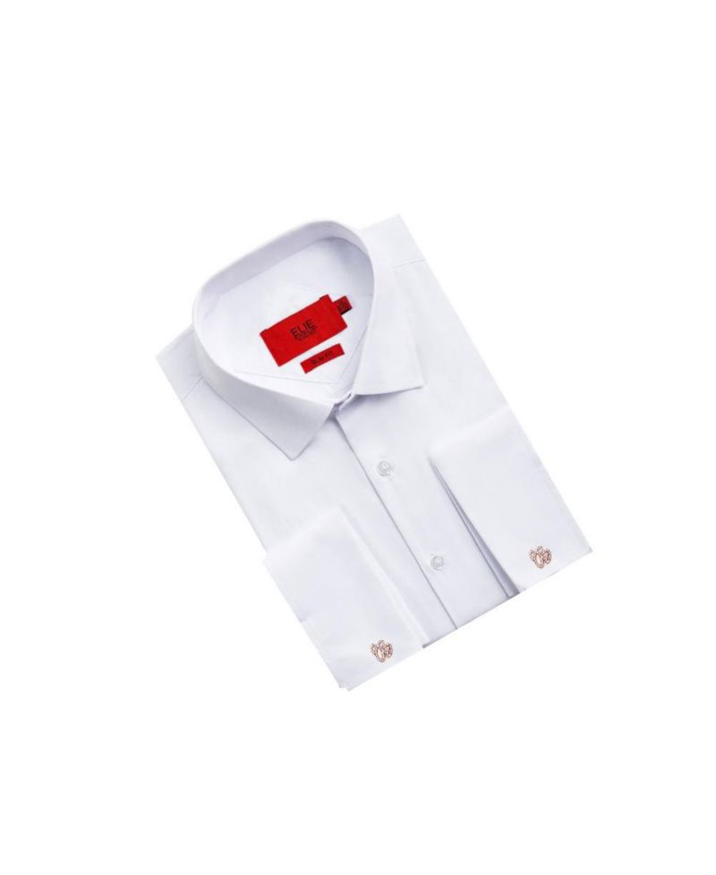 Men's Slim Fit French Cuff Button-Down Shirt