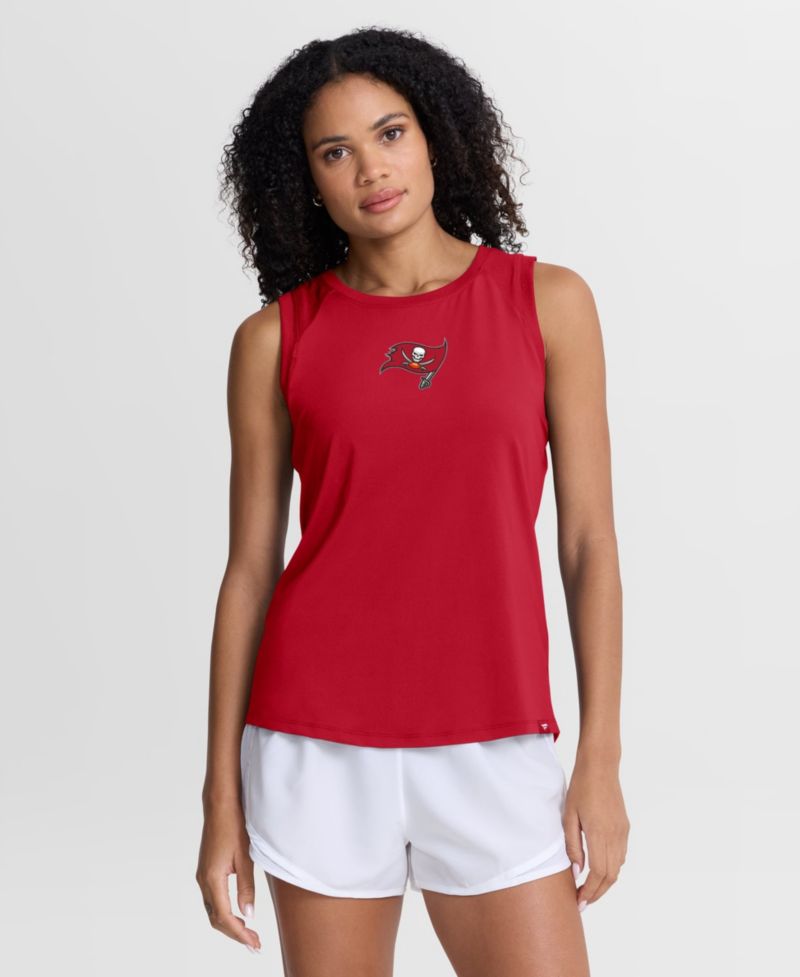 Women's Tampa Bay Buccaneers Scoop-Neck Mesh-Back Tank Top