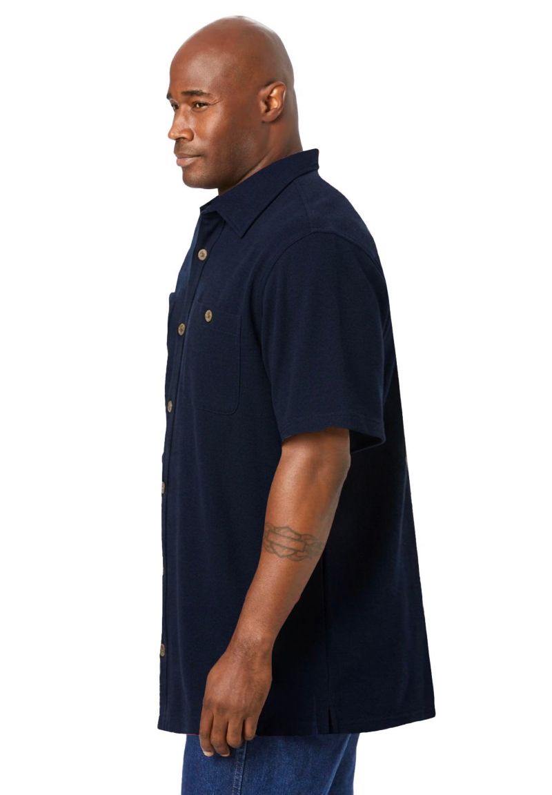 Men's Short-Sleeve Linen Shirt
