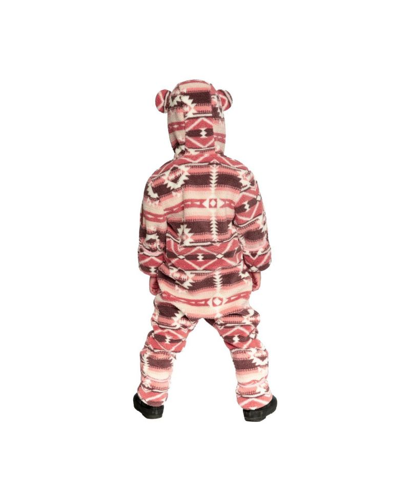 Baby Girls (3M- 24M) Mid-Season Plush One-Piece Outerwear Aztec