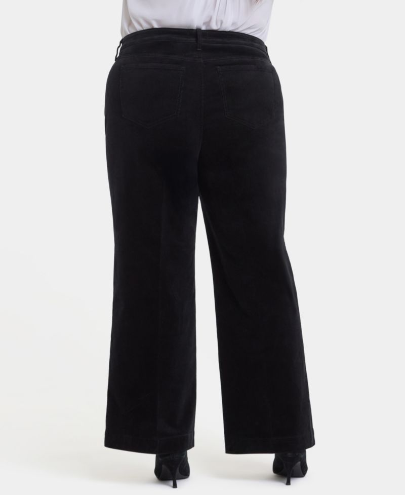Plus Size Teresa Wide Leg Corduroy Pants