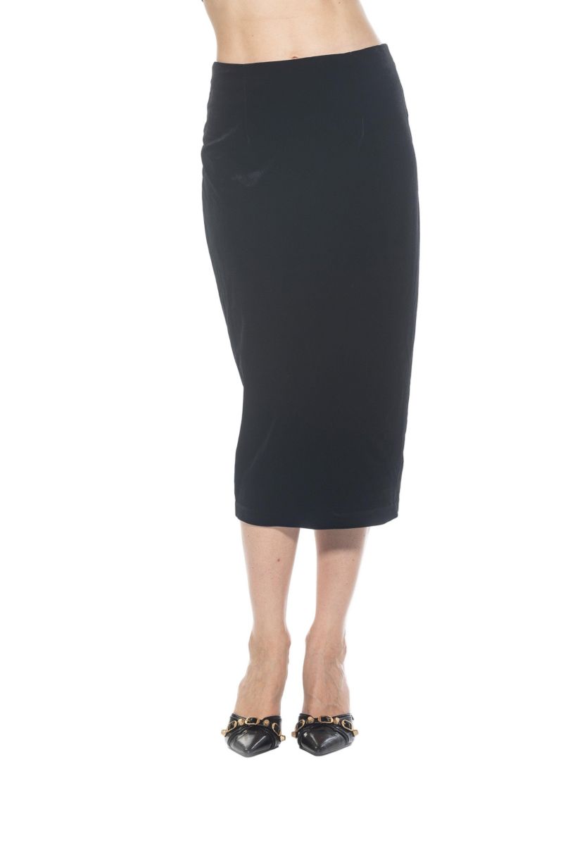 Women's Jayden Solid Velvet Midi Skirt