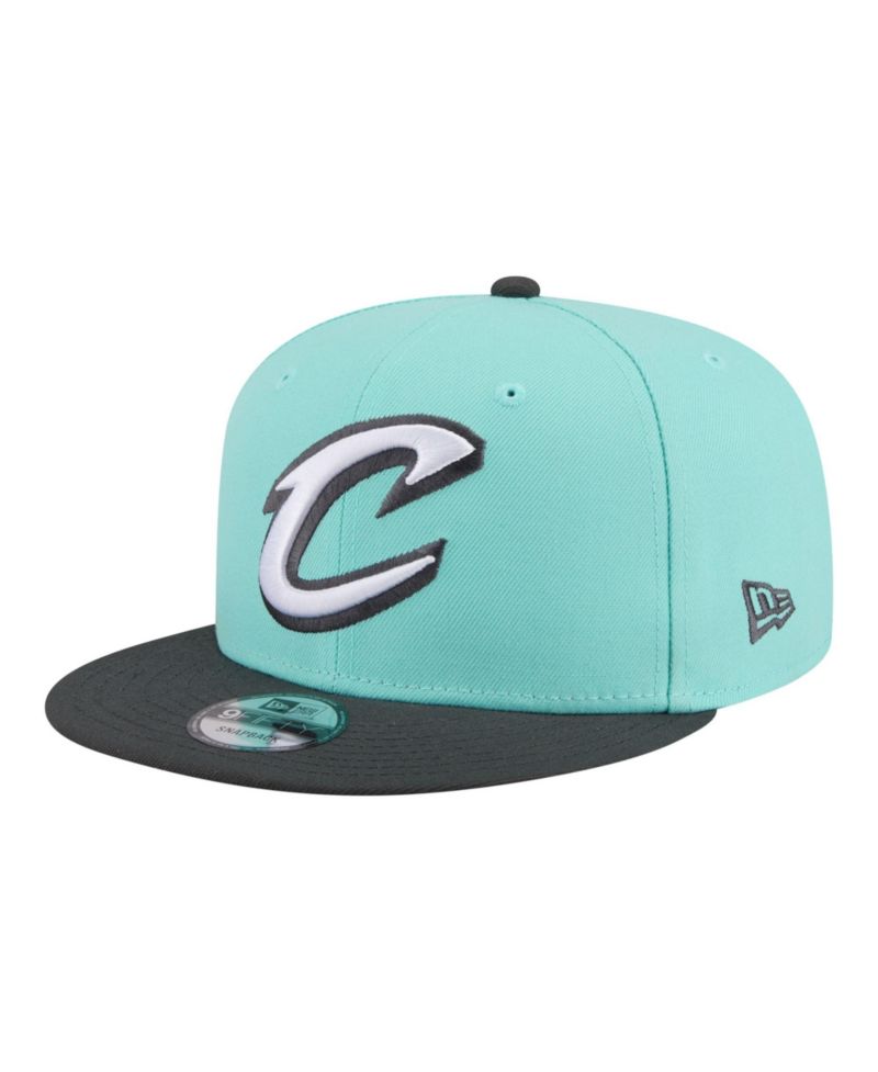 Men's Turquoise/Charcoal Cleveland Cavaliers Color Pack Two-Tone 9FIFTY Snapback Hat