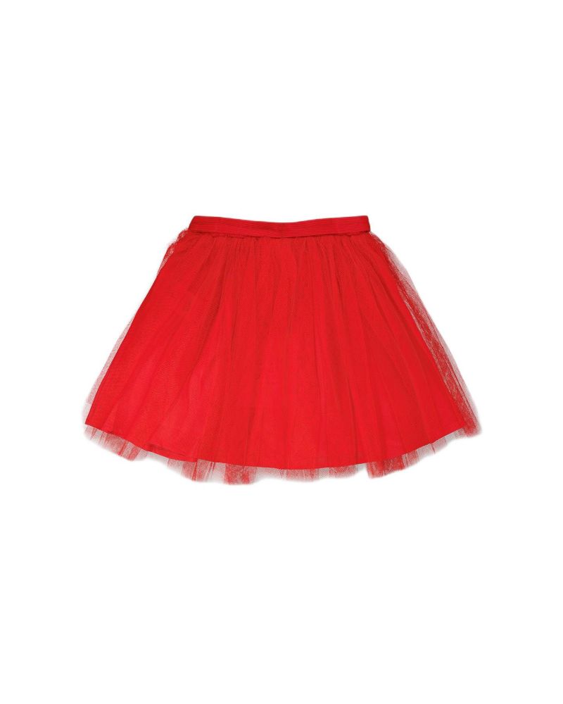 Big Girls Mesh and Eyelet Skirt.