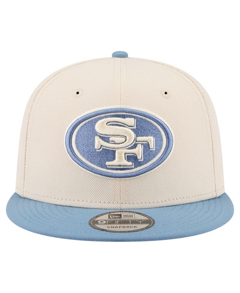 Men's Cream/Blue San Francisco 49ers Color Pack Two-Tone 9FIFTY Snapback Hat