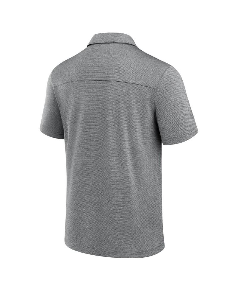Men's Charcoal Texas Longhorns Performance Polo Shirt