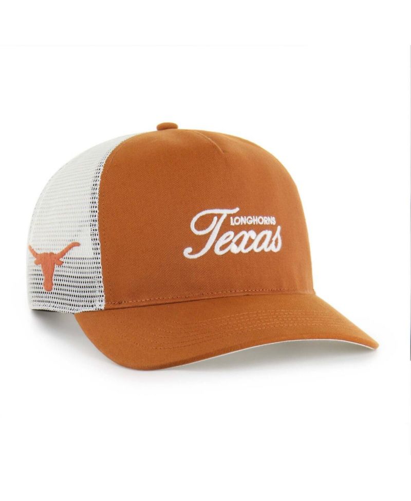 Men's and Women's Burnt Orange Texas Longhorns Contemporary Basics Foundation Trucker Hitch Adjustable Hat