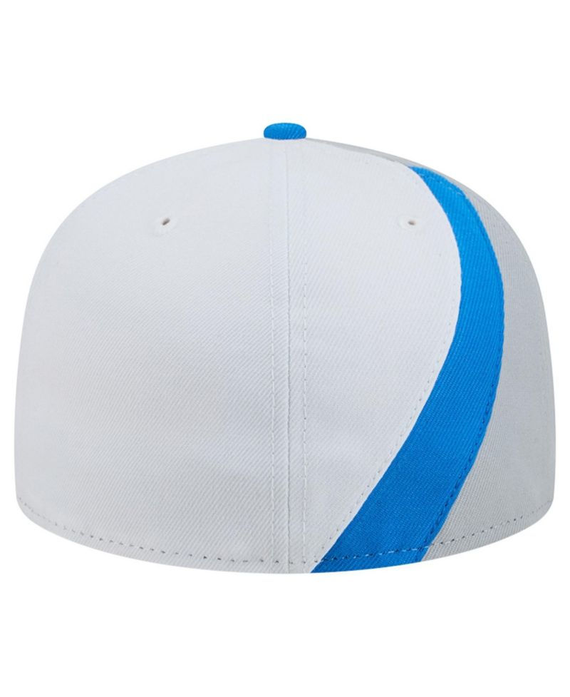 Men's Silver/Blue Detroit Lions Shock 59FIFTY Fitted Hat
