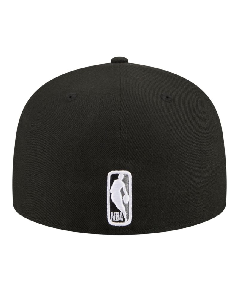 Men's Black Brooklyn Nets Team Collage 59FIFTY Fitted Hat