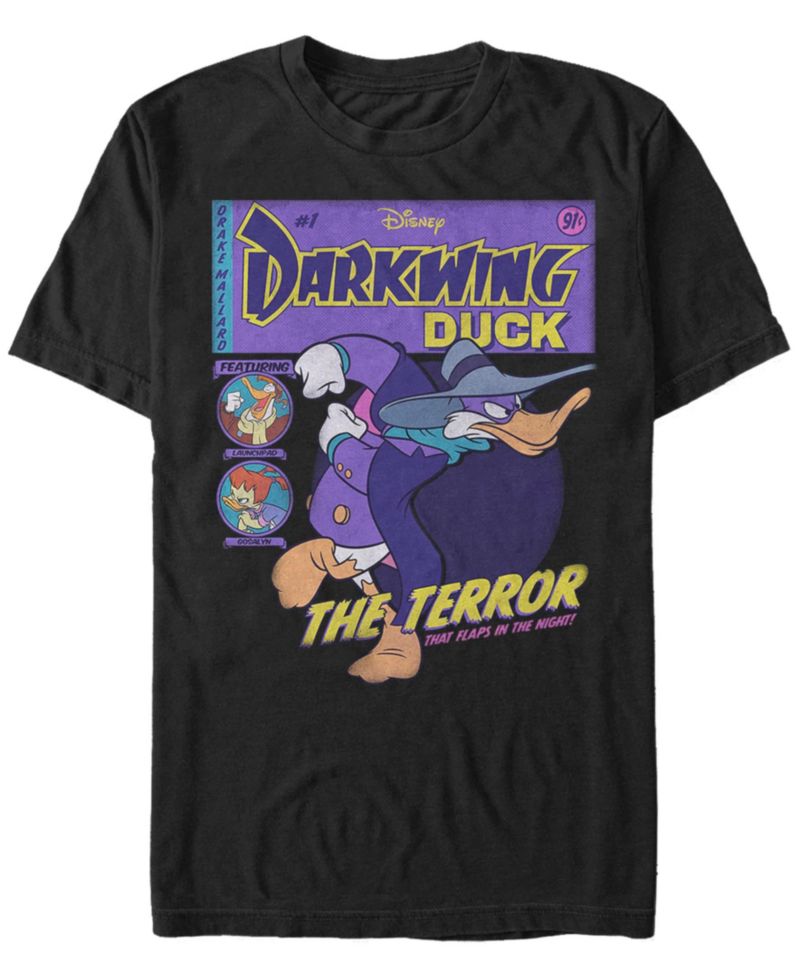 Men's Darkwing Comic Short Sleeve T-Shirt