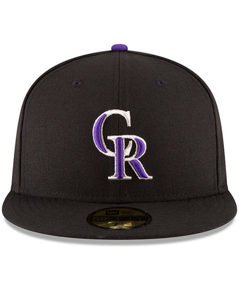 Men's Colorado Rockies Authentic Collection On Field 59FIFTY Structured Hat