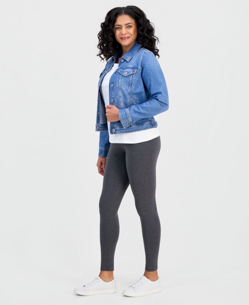 Petite High-Rise Basic Leggings