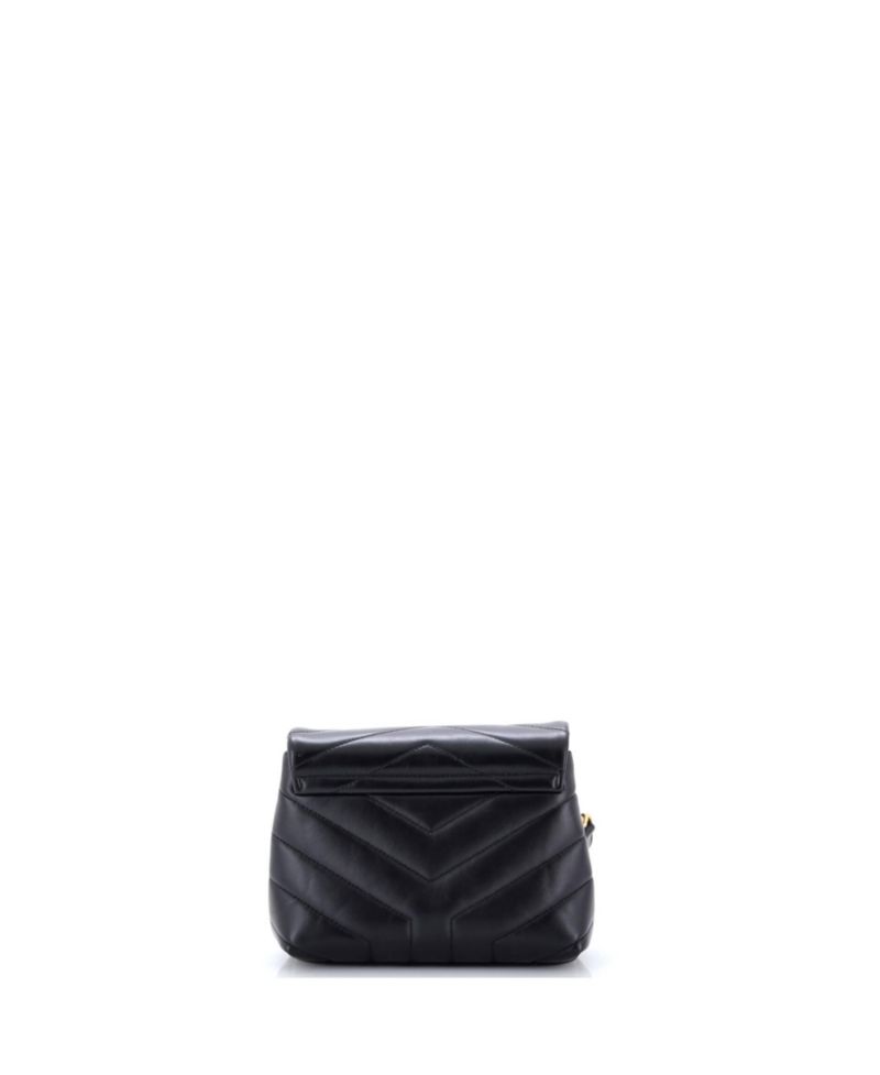 Toy Loulou Shoulder Bag Matelasse Chevron Leather